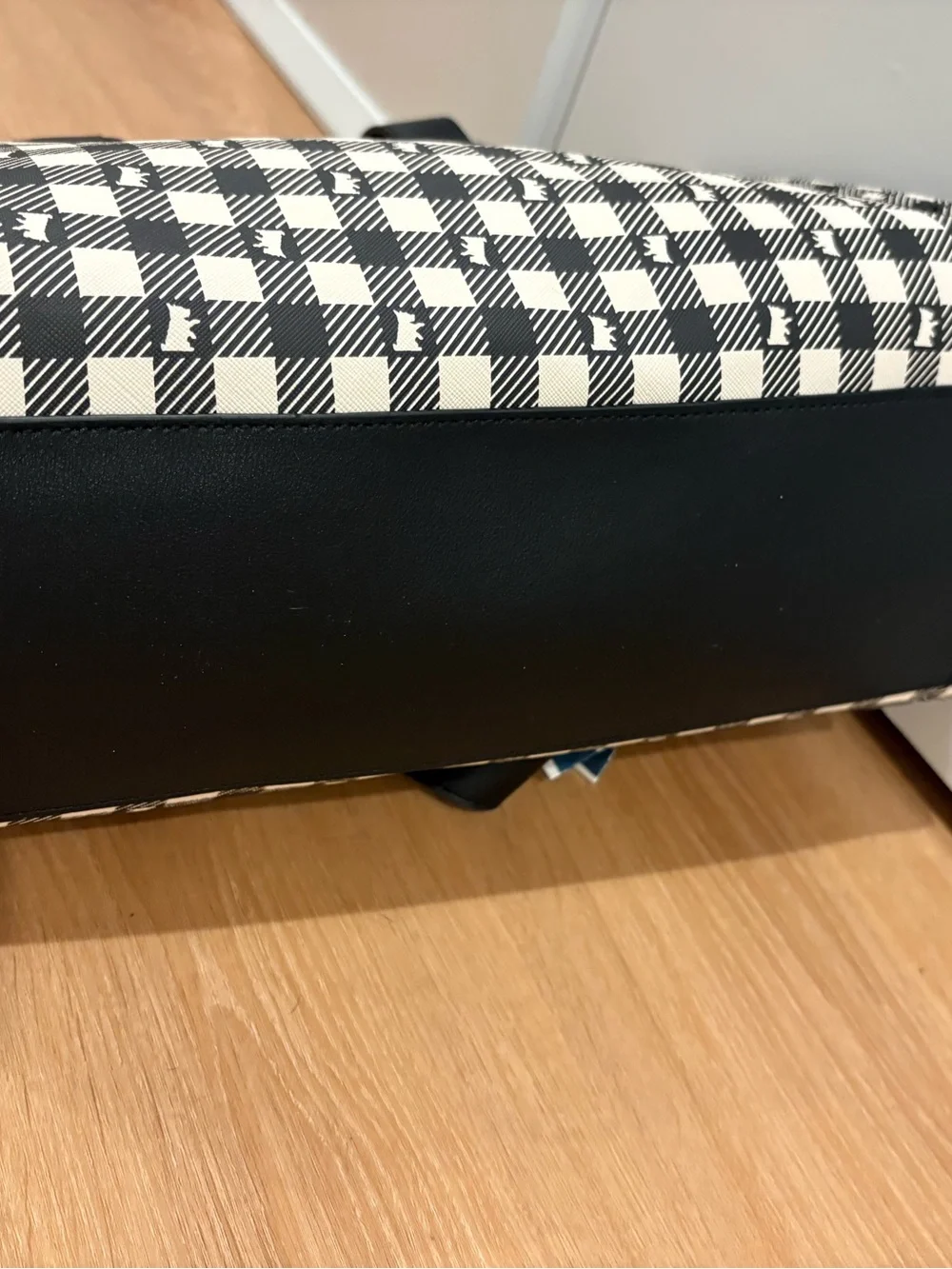 Juicy Couture Study in Style Black & White Scottie Tote
